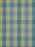 Paroo Cotton Blend Small Check Custom Made Curtains (Color: Capri)