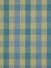 Paroo Cotton Blend Small Check Custom Made Curtains (Color: Capri)