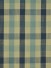 Paroo Cotton Blend Small Check Double Pinch Pleat Curtain (Color: Bondi blue)