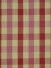 Paroo Cotton Blend Small Check Tab Top Curtain (Color: Cardinal)