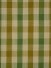Paroo Cotton Blend Small Check Double Pinch Pleat Curtain (Color: Olive)