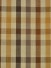 Paroo Cotton Blend Middle Check Concaeled Tab Top Curtain (Color: Coffee)