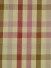 Paroo Cotton Blend Middle Check Concaeled Tab Top Curtain (Color: Cardinal)