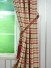 Paroo Cotton Blend Middle Check Double Pinch Pleat Curtain Tassel Tieback