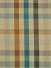 Paroo Cotton Blend Middle Check Custom Made Curtains (Color: Celadon Blue)