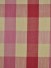 Paroo Cotton Blend Bold-scale Check Double Pinch Pleat Curtain (Color: Cardinal)