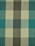 Paroo Cotton Blend Bold-scale Check Double Pinch Pleat Curtain (Color: Celadon Blue)