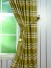 Paroo Cotton Blend Large Plaid Tab Top Curtain Tassel Tieback