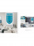 QYBHF749 High Quality Chenille Blue Custom Made Roman Blinds For Home Decoration