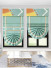 QYBHM1161 High Quality Blockout Custom Made Green Roman Blinds For Home Decoration(Color: Green)