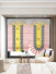 QYBHM1171 High Quality Blockout Custom Made Pink Roman Blinds For Home Decoration(Color: Pink)