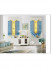QYBHM1172 High Quality Blockout Custom Made Blue Roman Blinds For Home Decoration