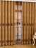  QYC125C Hebe Traditional Damask Chenille Custom Made Curtains(Color: Brown)