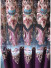 QY2168CD Lachlan Embroidered Floral Thick Chenille Ready Made Curtains