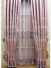 QY2168G Lachlan Embroidered Floral Thick Chenille Custom Made Curtains(Color: Pink)