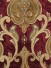 Maia Impressive Damask Velvet Fabrics Per Quarter Meter (Color: Burgundy)