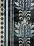 Maia Antique Damask Velvet Fabric Sample (Color: Black )