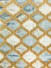 Maia Geometrical Velvet Curtains Fabrics Per Quarter Meter (Color: Ash grey)