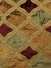 Maia Geometrical Velvet Curtains Fabrics Per Quarter Meter (Color: Sienna)