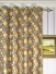 Maia Geometrical Velvet Curtains Fabrics Per Quarter Meter (Heading: Eyelet)