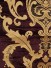 Maia Classic Damask Velvet Fabrics Per Quarter Meter (Color: Byzantium)