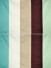 Silver Beach Bold Stripe Faux Silk Fabric Sample (Color: Ivory)