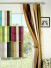 Silver Beach Bold Stripe Triple Pinch Pleat Faux Silk Curtains