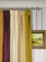 Silver Beach Bold Stripe Faux Silk Custom Made Curtains (Heading: Goblet Pleat)