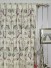 Silver Beach Embroidered All-over Flowers Concealed Tab Top Faux Silk Curtains Heading Style