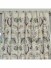 Silver Beach Embroidered All-over Flowers Concealed Tab Top Faux Silk Curtains Fabric Details