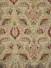 Silver Beach Embroidered All-over Flowers Faux Silk Fabric Sample (Color: Wheat)