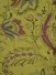 Silver Beach Embroidered All-over Flowers Faux Silk Fabric Sample (Color: Pear)