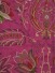 Silver Beach Embroidered All-over Flowers Concealed Tab Top Faux Silk Curtains (Color: Deep cerise)