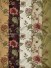 Silver Beach Embroidered Full Blossom Faux Silk Fabric Sample (Color: Fallow)