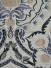 Silver Beach Embroidered Colorful Damask Faux Silk Fabric Sample (Color: Ash grey)