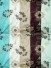 Silver Beach Embroidered Leaves Concealed Tab Top Faux Silk Curtains (Color: Maroon)