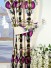 Silver Beach Embroidered Blossom Tab Top Faux Silk Curtains Decorative Tiebacks