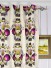 Silver Beach Embroidered Blossom Faux Silk Custom Made Curtains (Heading: Eyelet)