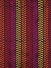 Silver Beach Embroidered Sprouts Faux Silk Fabric Sample (Color: Maroon )