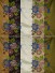 Silver Beach Embroidered Lively design Faux Silk Fabric Sample (Color: Ivory)