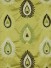 Silver Beach Embroidered Extravagant Goblet Faux Silk Curtains (Color: Pear)