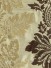 Halo Embroidered Vase Damask Dupioni Silk Fabric Sample (Color: Linen)