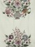 Halo Embroidered Vase Dupioni Silk Fabric Sample (Color: Eggshell)