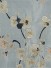 Halo Embroidered Four-leaf Clovers Dupioni Silk Fabrics (Color: Ash grey)