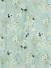 Halo Embroidered Four-leaf Clovers Dupioni Silk Fabric Sample (Color: Magic mint)