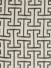 Halo Embroidered Maze-like Design Dupioni Silk Fabric Sample (Color: Eggshell)