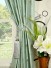 Halo Embroidered Dragonflies Concealed Tab Top Dupioni Silk Curtains Tassel Tiebacks