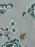 Halo Embroidered Hollyhocks Tab Top Dupioni Silk Curtains (Color: Ash grey)