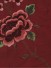 Halo Embroidered Hollyhocks Eyelet Dupioni Silk Curtains (Color: Burgundy)