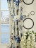 Halo Embroidered Hollyhocks Eyelet Dupioni Silk Curtains Decorative Tiebacks